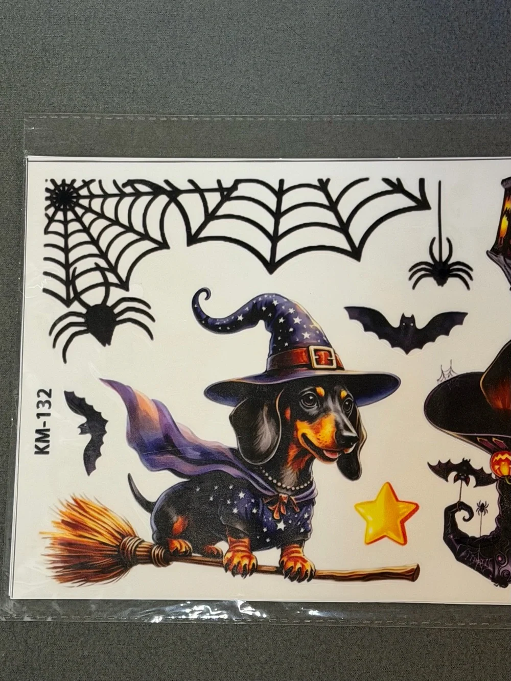 Halloween Dachshund Window Clings